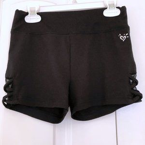 2/$10 Justice Black shorts